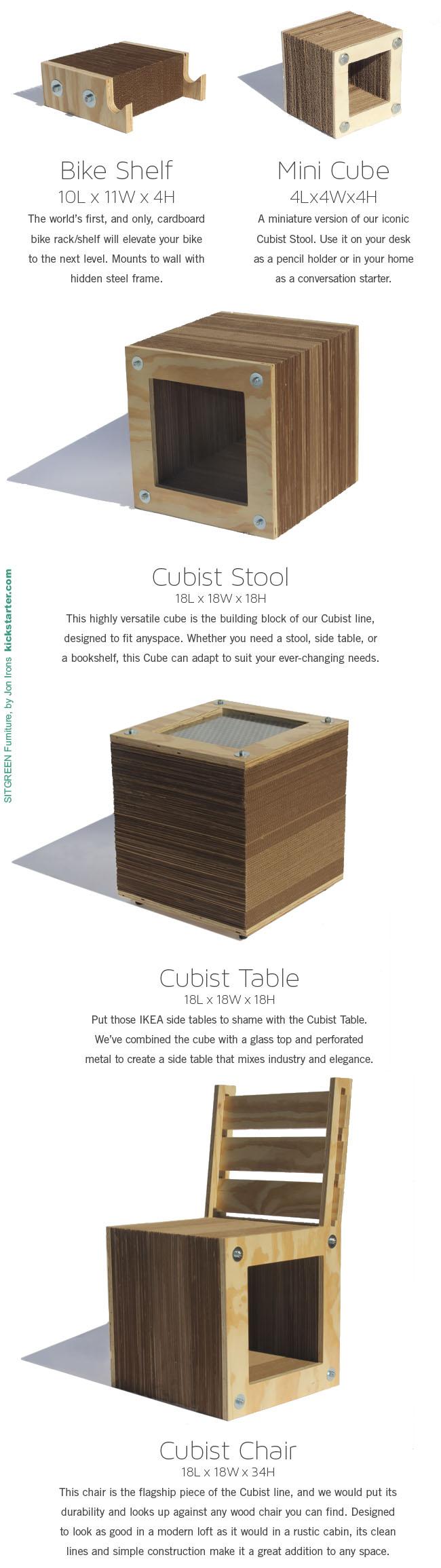 SITGREEN cubistchair