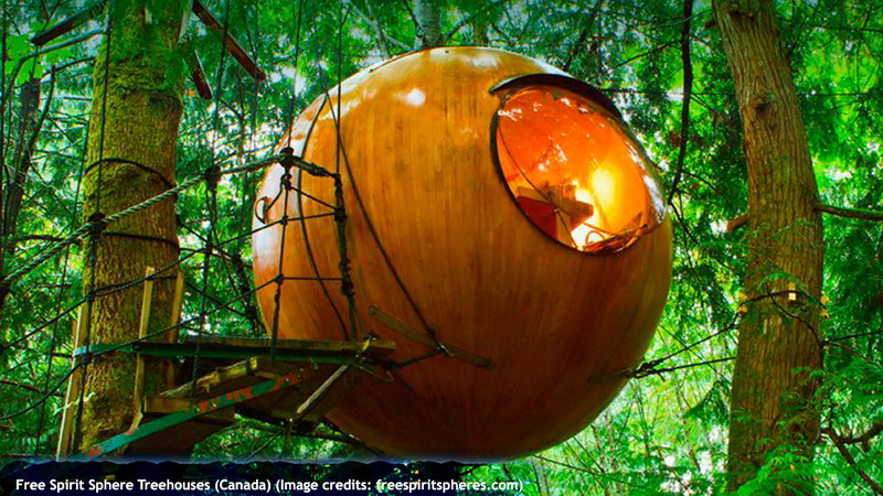 Free Spirit Sphere Treehouses (Canada)
