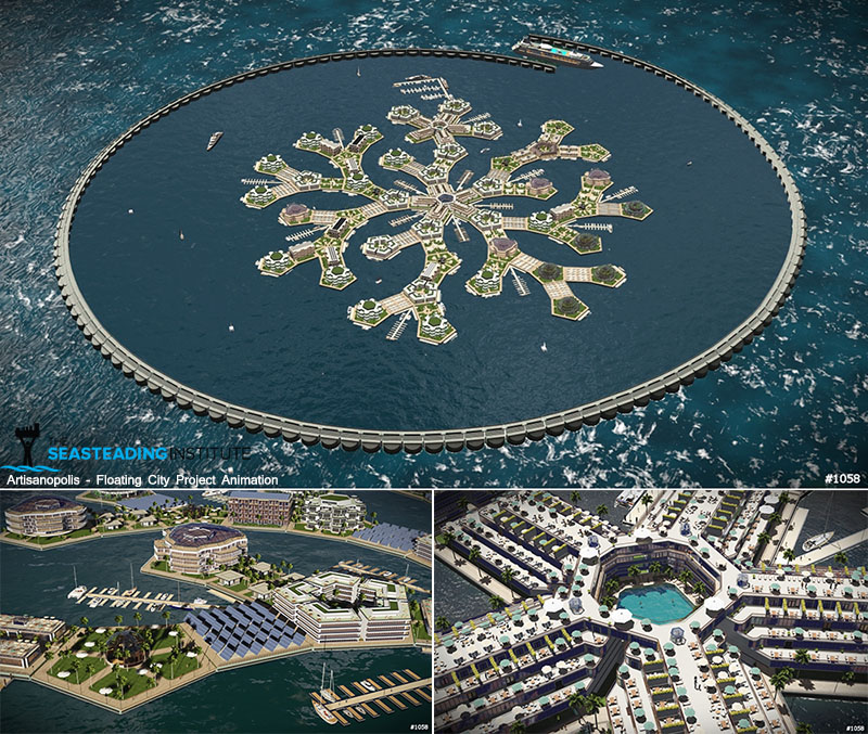 Artisanopolis, la ciudad en el mar