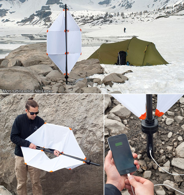 Microturbina eólica de Nils Ferber